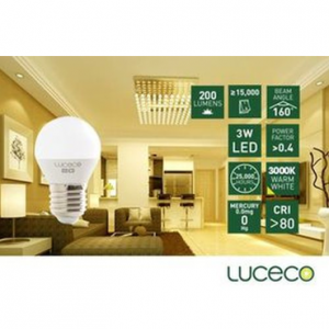 LUCECO – LED 電燈泡3W-暖白光 (型號 : LB27W3W20-LE)