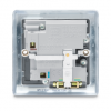 BG – 2USB2.1A 單位有掣13A不銹鋼插座/蘇底-光面鉻鋼色 (型號 : NPC21U2W)