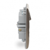 BG – 2USB2.1A 單位有掣13A不銹鋼插座/蘇底-光面镍黑色 (型號 : NBN21U2B)