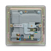 BG – 2USB2.1A單位有掣平面13A不銹鋼插座/蘇底-拉絲鋼色 (型號 : FBS21U2G)
