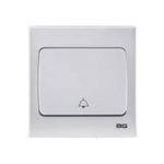 BG - 門鈴單向開關 -銀色 (型號 : PCSL14W)