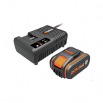 WORX 威克士 - 20V 鋰電電池(4AH)/充電器(6A)套裝 WA3609