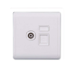 Schneider 施耐德 - 單位電視及RJ45數據插座 E8232TVRJS_WE/E8232TVRJS_LS/E8232TVRJS_WG/E8232TVRJS_MB