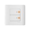 Schneider 施耐德 – 兩位300VA,50Hz平觸光暗掣連LED E8432EPD3 WE / E8432EPD3 SZ / E8432EPD3 SA