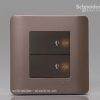 Schneider 施耐德 – 兩位300VA,50Hz平觸光暗掣連LED E8432EPD3 WE / E8432EPD3 SZ / E8432EPD3 SA