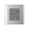 Schneider 施耐德 – 兩位300VA,50Hz平觸光暗掣連LED E8432EPD3 WE / E8432EPD3 SZ / E8432EPD3 SA