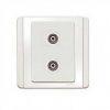 Schneider 施耐德 – 兩位電視天線插座 E3032VTV WW / E3032VTV GS