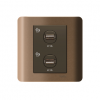 Schneider 施耐德 – 雙位2.1A USB充電插座 E8422USB WE / E8422USB SZ / E8422USB SA