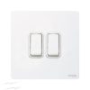 Schneider 施耐德 – 16AX 兩位雙控開關掣 GU1422WPN / GU1422WPW / GU1422WSS / GU1422BSS / GU1422BBN