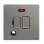 Schneider 施耐德 - 13A 有掣保險菲士蘇連出線位及出線位 GU5414WPN / GU5414WPW / GU5414WSS / GU5414BSS / GU5414BBN
