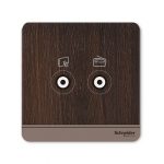 Schneider 施耐德 - 兩位電視/收音機天線主板插座 E8332TVFMM WE / E8332TVFMM WG / E8332TVFMM WD / E8332TVFMM DG