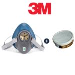 3M - 單罐式矽膠防護面具套裝 HF-52