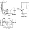 American Standard – 自由咀分體式座廁 Neo Modern TF2630