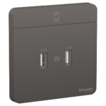 Schneider 施耐德 - 雙位2.1A USB充電插座 E8332USB_DG_C5