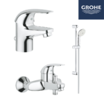 Grohe 高儀 – EUROECO系列浴室龍頭花灑套裝 (配浴缸龍頭)