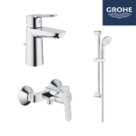 Grohe 高儀 – BAUEDGE系列浴室龍頭花灑套裝 (配淋浴龍頭)