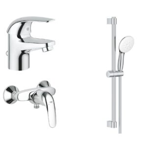 Grohe 高儀 – EUROECO系列浴室龍頭花灑套裝 (配淋浴龍頭)