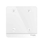 Schneider Electric 施耐德電氣 - Wiser 智能四位移動場景開關掣 E8334RWMZB_WE / E8334RWMZB_WG