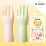 SHOWA - 日本製 Saratto 絨裡絲滑家用手套
