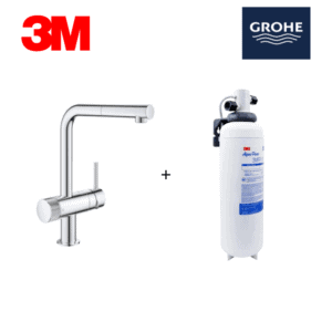 Grohe 高儀 – Blue Pure 系列 Minta 拉出式二合一廚房龍頭配3M FF100 濾水系統