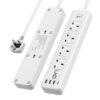 UKG Pro – 智能4位 USB 18W快充拖板 (型號: UPS-804KD-PQ30-WH)