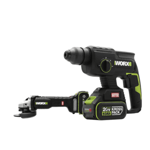 WORX 威克士 – 22mm三用油壓鑽+磨機套裝 WU935