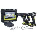 WORX 威克士 - 20V鋰電電錘(油壓鑽)+鋰電電批套裝 WU938
