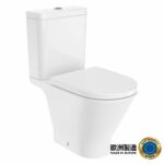 ROCA - Gap Round Rimless 自由咀座廁 配油壓廁板