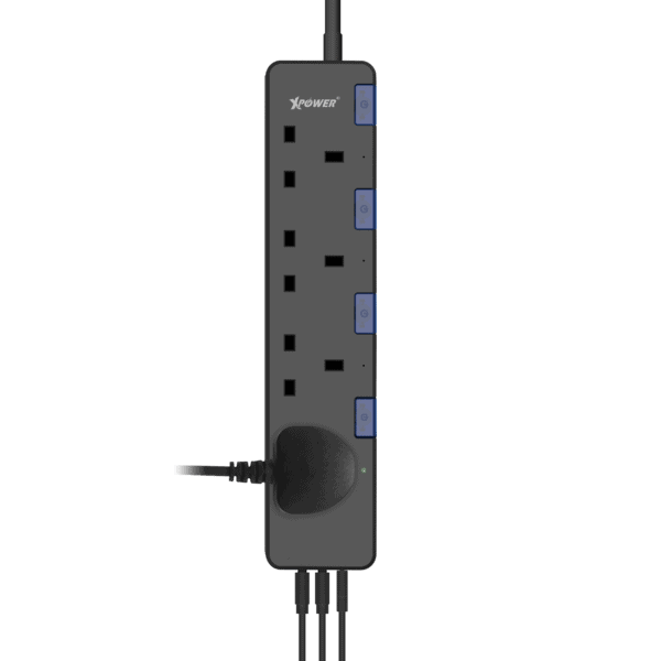 XPower – 7輸出2 USB + 1 Type-C 4頭拖板 PS4C