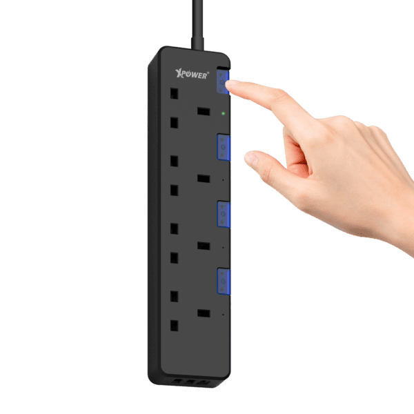 XPower – 7輸出2 USB + 1 Type-C 4頭拖板 PS4C