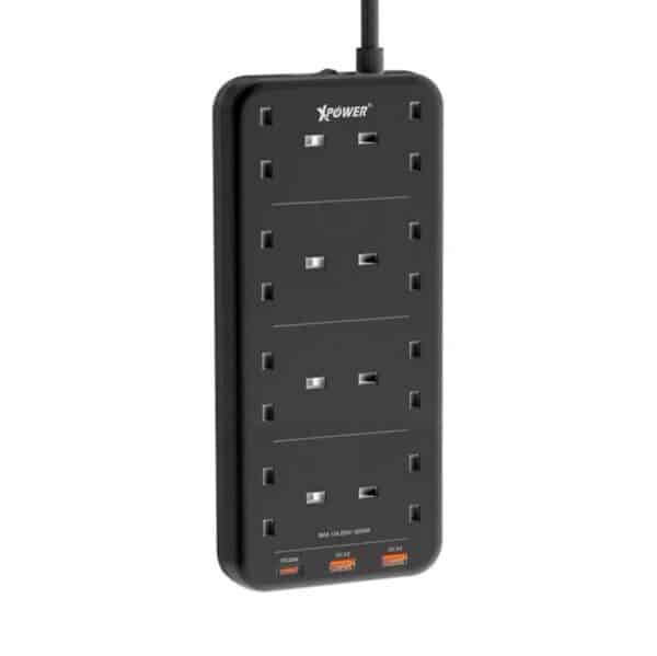 XPower – 11輸出 2 USB + 1 Type-C 8頭拖板 PS8A