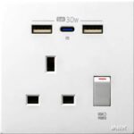 MIIK - GaN30W Type-C/USB 電制插座 (單蘇)