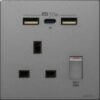 MIIK – GaN30W Type-C/USB 電制插座 (單蘇)