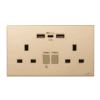 MIIK – GaN45W Type-C/USB 電制插座 (孖蘇)