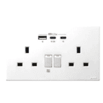 MIIK - GaN68W Type-C/USB 電制插座 (孖蘇)