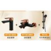 【限時優惠套裝】Richford – 浴室龍頭花灑套裝 (RF73011BRG + RF73012BRG +RH102)