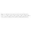 Schneider 施耐德 – 13A 六位安全拖板 (獨立開關、LED指示燈及兩位USB充電插座 30W PD3.0 Type A+C, 連3米線) TSH36ACUSB_3