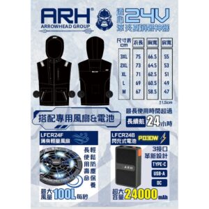 ARH Arrowhead – 24V 風扇衣套裝