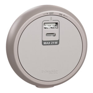 Schneider 施耐德 – Easy series 21W Type A+C USB 插座模組 A3J210UAC_LB