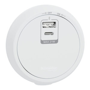 Schneider 施耐德 – Easy series 21W Type A+C USB 插座模組 A3J210UAC_WE