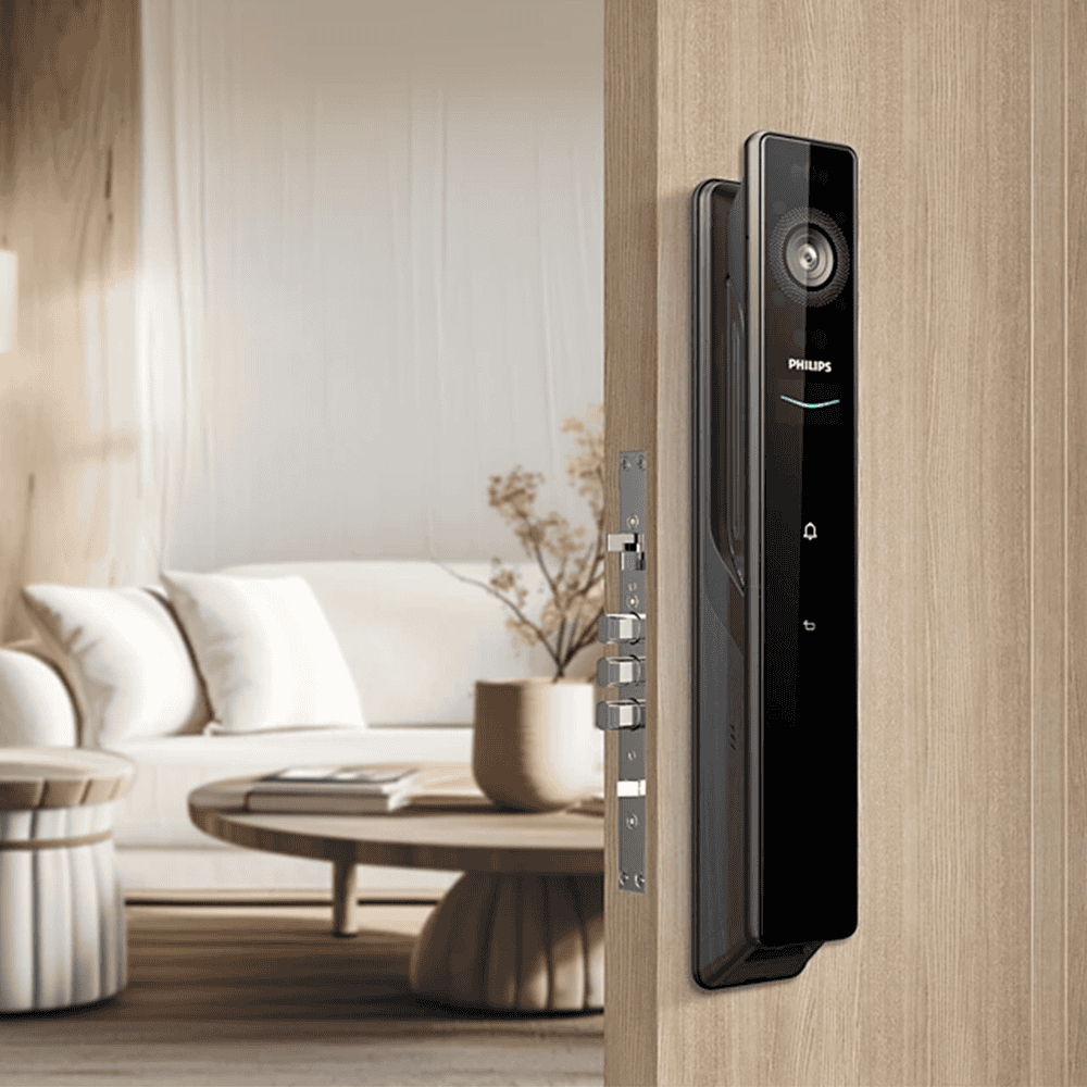 PHILIPS – 掌靜脈人臉視像智能門鎖 DDL902-MFVP |電子鎖|智能鎖|