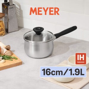 MEYER LUNA – 16CM/1.9L 不銹鋼有蓋單柄鍋 / 18CM/2.8L 不銹鋼有蓋單柄鍋