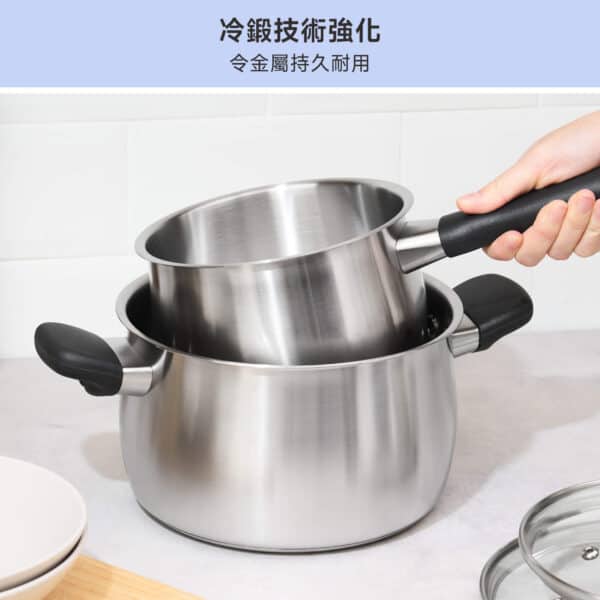 MEYER LUNA – 16CM/1.9L 不銹鋼有蓋單柄鍋 / 18CM/2.8L 不銹鋼有蓋單柄鍋