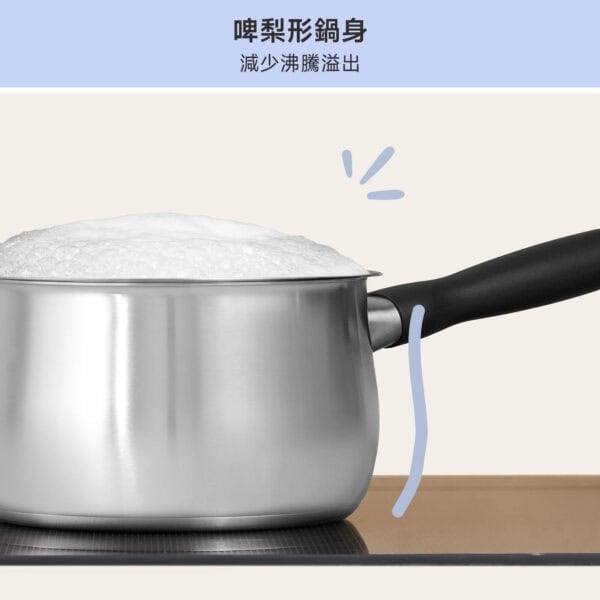 MEYER LUNA – 16CM/1.9L 不銹鋼有蓋單柄鍋 / 18CM/2.8L 不銹鋼有蓋單柄鍋