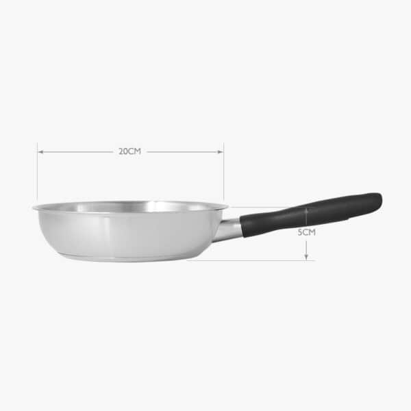 MEYER LUNA – 20CM 不銹鋼煎鍋 / 24CM 不銹鋼煎鍋 / 28CM 不銹鋼煎鍋