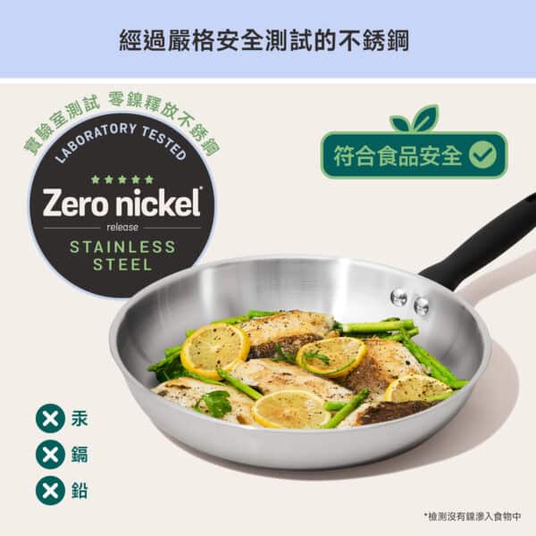 MEYER LUNA – 20CM 不銹鋼煎鍋 / 24CM 不銹鋼煎鍋 / 28CM 不銹鋼煎鍋