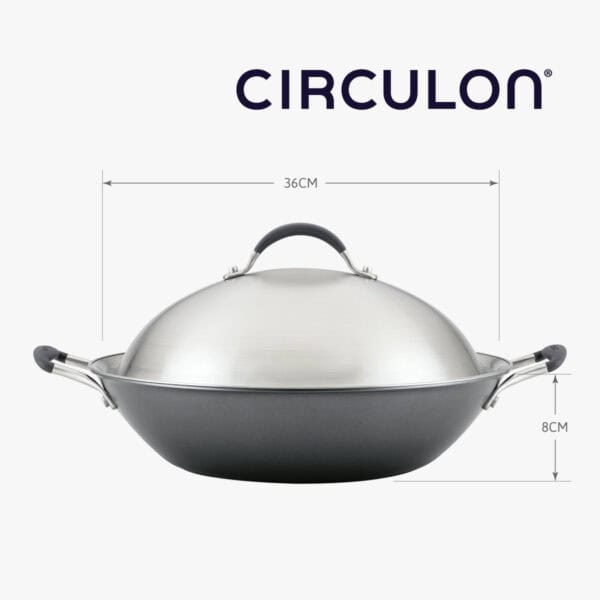 MEYER CIRCULON – 36CM 易潔有蓋中式鑊