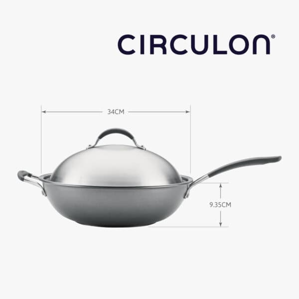 MEYER CIRCULON – 34CM 易潔有蓋炒鍋