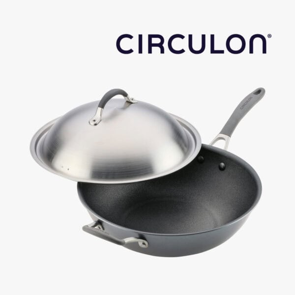 MEYER CIRCULON – 34CM 易潔有蓋炒鍋