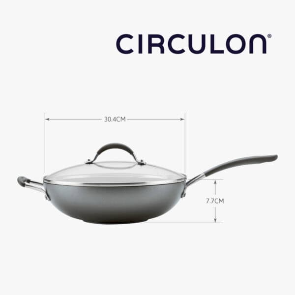 MEYER CIRCULON – 30.4CM 易潔有蓋炒鍋